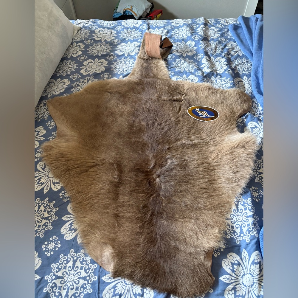 Kangaroo Pelt Fur Rug from Australia